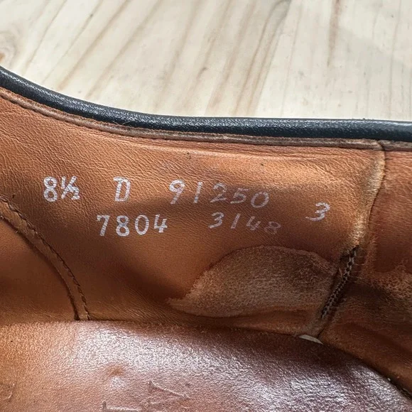 Allen Edmonds Fairhaven Leather Wingtip Brogue Oxford Dress Shoes Mens 8.5 D - Picture 12 of 15